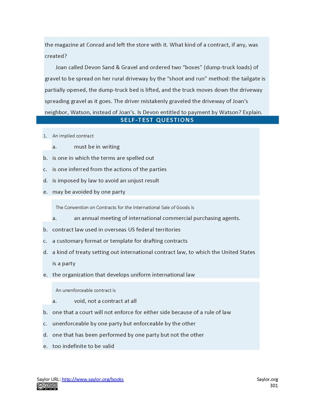 Business Law and the Legal Environment - Page 301